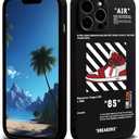 Cool Basketball Sports Sneaker Phone Case for iPhone 13 Pro Case for Boys Men Shockproof Street Designer Aesthetic Compatible with iPhone 13 Pro (Red)