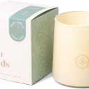 Paddywax Scented Candles Firefly Flourish Collection Fragrant Soy Wax Candle in Opaque Glass, 6.5-Ounce, Yuzu Woods