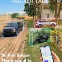 Air Tracker Tag Hidden Ultra Magnetic Finder for Vehicles, | No Monthly Fee | 5-Year Battery | Works with Apple Find My (iOS Only), for Car, Truck, Motorcycle, Equipment 4Pack Black