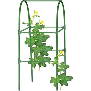 Cucumber Trellis for Plant Climbing- Cucumebr Arch Trelli for Flower Vine Vegetable Tomato Cage Raised Bed- Foldable Garden Tunnel Trellis