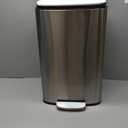 PayLessHere 13 Gallon (50L) in Home Recycling Bin Kitchen Stainless Steel Recycling Bin with Lid Removable Inner Bucket Foot Pedal Soft Close for Office Home Kitchen Garbage Can Trash Bin