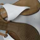 Aerosoles Womens IN CONCHLUSION Flat Sandal (White, 6)