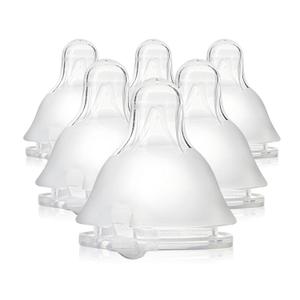 Evenflo Balance Plus Standard Neck Nipples for use with Evenflo Balance Plus Standard Neck Bottles, Medium Flow for 3 Months and up, 6-Pack