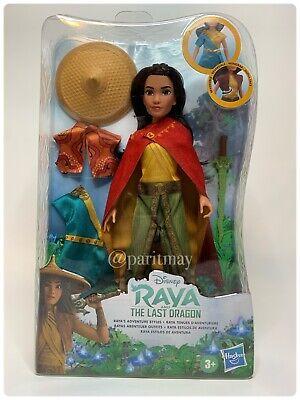 Disney Princess Raya and The Last Dragon Raya's Adventure Styles,Fashion Doll with Clothes,Shoes,and Sword Accessory,Toy for Kids 3 Years and Up
