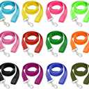 AMFOSNEL 12 Pcs Dog Leashes for Small Medium Large Dogs, 6FT Lead Short Dog Leash with Swivel Hook for Walking, Training, Hiking, Rescues, Grooming, Shelter, Outdoor 7 Pieces Missing