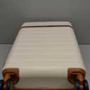 UKEIN Luggage Sets 3 Piece, Carry On Luggage 20In With Spinner Wheels,PC Hardside Suitcase Set with TSA Lock,Durable Carry On Suitcase With Travel Backpack for Men (Beige, 3 piece set (20inch))