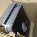 ROPODA Portable Cornhole Board Set,24x16 / 3020in Corn Hole Games for Adults with 8 Bean Bags, Lightweight Aluminum Alloy Edging Cornhole Set for Outdoor Games, Beach and Tailgates (2416", Black)