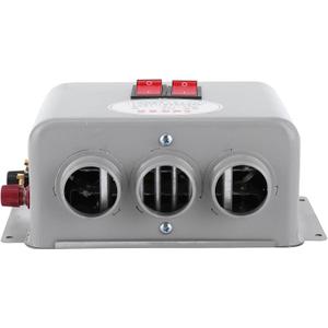 Automobile Interior Heater, 12V 600W800W Dual Gear 3 Hole Compact Car Demister Winter Fast Heating Warmer Frost Removing Low Noise Car Windshield Defroster and Defogger (80-100)