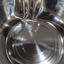 meleg otthon Stainless Steel Mixing Bowl, 23 Quart Salad Bowl, Metal Bowls, Stainless Steel Basin, Heavy Duty Deeper Edge Mirror Finish Dishwasher Safe Bowl, Diameter 19.68inch 