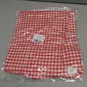 Women Plaid Pants Wide Leg Pajama Boxer Pants Elastic Waist Y2K Lounge Gingham Bottoms Red M (M)