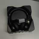 TECKNET Wireless Headset, Bluetooth Headset with Noise Cancelling Microphone - Rechargeable Bluetooth V5.2 Headphones, 50H Playtime & Mic Mute, On Ear Headphones for Trucker/Remote Work/Call Center (Deep Black)