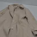 Allegra K Women's Peter Pan Collar Double Breasted Winter Long Trench Pea Coat, XS