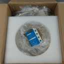 Vintage Floor Lamps for Living Room Glass Floor Lamp with Remote Control,Dimmable Floor Lamp Gold Mid Century Modern Standing Lamp 3 Color Temperature Brass Tall Floor Lamps for Bedroom Corner (8.5 inch)