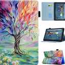 for Kindle Fire Max 11 Case (13th Generation, 2023 Release), PU Leather Folio Folding Stand Cover Case for Fire 11 Tablet with Auto Wake/Sleep, Tree of Life (Tree of Life)