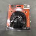 Walker's Unisex Adult's Lightweight Foldable Hearing Protection 22 dB Noise Reduction Pro Low-Profile Earmuffs (Black)