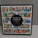 Galison Books and Ladders  Literary Version of Classic Snakes and Ladders Board Game for Adults and Kids Alike Perfect for Family Game Night, 2-4 Players