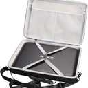 Tourmate Hard Storage Case for BOIFUN/YOTON/POFOTO/PJGCWB/WONNIE 17.5" Portable DVD Player14'' 15.5" 15.7" 16.9" With Fixed Spring Rope EVA Box (Only Case) (Black)