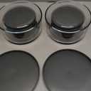 M MCIRCO 8-Pack Glass Food Storage Containers Set, Round Containers with Lids, 7, 4, 2 & 1-Cup, Microwave Dishwasher Friendly, BPA-Free Meal Prep Containers