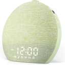 Sunrise Alarm Clock White Noise Sound Machine for Bedroom | Natural Wake-Up Light with 30 Soothing Sleep Aids, Bluetooth Speaker, Dimmable Clock, Screen-Free Design for Baby Adults Kids-Green