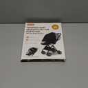 Bemece 2-in-1 Durable Baby Mosquito Net with UPF50+ Sunshade for Stroller, Universal Mosquito for Stroller with Two-Way Zippers & Storage Bag, Breathable & Foldable Baby Bug Net for Strollers (Blackness)