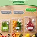 RIWUSI 30PCS Reusable Vacuum Sealer Bags for Food with Air Valve & 10 Seal Clips Large (11.8 x 13.3 in), BPA Free Food Storage Bags, Lock in Food Freshness for Freezer, Microwave, Sous Vide Cooking