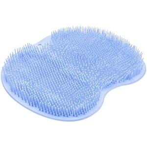 Shower Foot Scrubber Mat Back Washer Back Exfoliating Bath Wash Pad Wall Mounted Slip Suction Cups Foot Scrubber for Use in Shower Cups Foot Cleaner for Men and Women