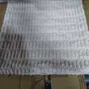 Mecatny Corduroy Decorative Throw Pillow Covers 18x18 Set of 2 for Sofa Living Room, Soft Neutral Boho Couch Pillow Covers for Home Decor, Khaki, White