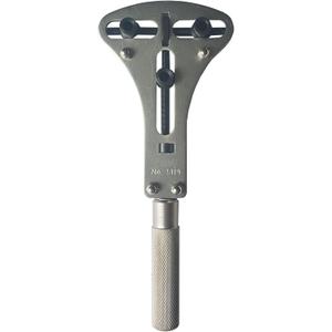 OTOOLWORLD Watch Screw Case Back Opener Remover Repair Tool Large Wrench & 12 Bits (55mm watch back case)