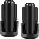 2Pack 3.0Ah 12V Battery Replacement for Dremel B812-01 B812-02 B812-03,Compatible with Dremel 8200 8220 8300 Cordless Tools