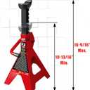 BIG RED Torin Hydraulic Trolley Floor Jack Combo with 2 Jack Stands, 2 Ton Capacity (T82001)