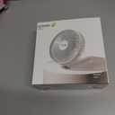 WSKEN Desk Fan Small Quiet - 180 Foldable Portable Fan with Battery Operated, 6 Inch Rechargeable Handheld Fan, 20H Max Cooling Time, 4-Speed, Travel Essential for Outdoor, Office, Gift, Black