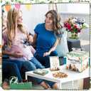 102 Pcs Baby Shower Game Supplies Diaper Raffle Tickets with Diaper Raffle Card Box Don't Say Baby Sign Mini Clothespin Baby Shower Game Decor for Baby Shower Gender Reveal(Animal)