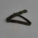 Tuff Pupper Heavy Duty Dog Collar with Handle | Ballistic Nylon Heavy Duty Collar | Padded Reflective Dog Collar with Adjustable Stainless Steel Hardware | Convenient Sizing for All Breeds (X-Large (19 - 23" Neck), Olive)