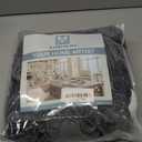 H.VERSAILTEX Real Velvet Futon Cover Armless Sofa Covers Sofa Bed Covers Stretch Futon Couch Cover Sofa Slipcover Furniture Protector Thick Soft Velvet Fabric Form Fitted Stay in Place, Grey