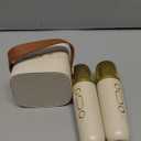 Mini Karaoke Machine Microphone,Fun Toys Christmas Birthday Gifts for Adult Kids/Toddler Boys Girls 3 4 5 6 7 8 9 10 11 12+,Portable Bluetooth Speaker with 2 Wireless Microphone