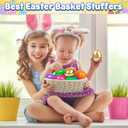 Jumlys 36 Count 3.15" Plastic Easter Eggs, 30 Pcs Empty Suprise Egg 6 Pcs Golden Eggs Bulk, Fillable Egg with Hinge for Easter Hunt, Basket Stuffers Fillers and Easter Party Favor