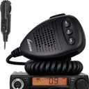 Mini CB Radio LT-198 Compact Design with External Speaker Jack,VOX Function Easy to Read LCD Display Compatible with 12-24V Voltage