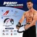 Twister Arm Trainer, Adjustable Chest Workout Equipment for Men & Women, Home Gym Strength Trainer, Muscle Builder & Strength Training for Arms, Chest (Blue, 20-60lb)