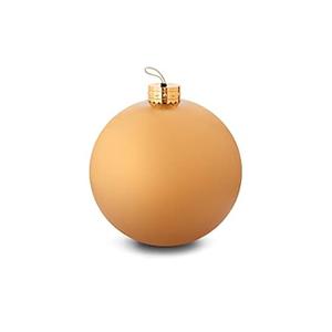 Elf Logic 24” Yardament - Large Inflatable Oversized Christmas Ornament - Outdoor Christmas Decoration - Use as Festive Christmas Yard Decoration (Gold) 