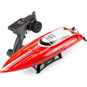 Cheerwing 25" RC Brushless 30 MPH High Speed Boat Large Racing Remote Control Boat for Adults and Kids (Red)