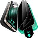 ESR 3 Pack 9H+ Glass for iPhone 16 Pro Max Privacy Screen Protector, [Military Grade Shatterproof & Longest Durable] Armorite Anti-spy Tempered Glass with UltraFit Tray