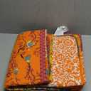 Lush Decor Royal Empire Reversible Cotton Throw Blanket, 50" W x 60" L, Tangerine - Throw Blankets for Bed - Couch Blanket - Boho Throw Blanket for Couch, Tangerine, 60 by 50-Inch