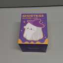 Halloween Ghost Night Light for Kids, Cute Soft Silicone Nursery Bedside Touch Lamp with 3 Levels of Brightness Dimmable, 30 Min Timer, USB Rechargeable, Use for Bedroom Office Desk Deco (Purple)