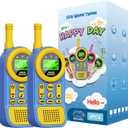Ptnerbeh Walkie Talkies for Kids Toys: Toys for 3-12 Year Old Boys Girls - 22 Channels 2 Way Radio Toy with Backlit LCD Flashlight - 3 Miles Range for Outside/Camping/Hiking (2-Pack) (blue)