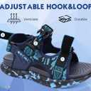 ONCAI Men's Hiking SandalsArch Support Orthopedic Recovery Walking Sandal with Adjustable Strap Outdoor Summer Water Camouflage Mesh Athletic Sports Shoes US Size 7-15