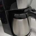BLACK+DECKER 12 Cup Thermal Programmable Coffee Maker with Brew Strength and VORTEX Technology, Black/Steel, CM2046S