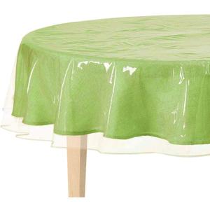BNYD Clear Plastic Tablecloth Protector, Table Cloth Vinyl (60" Round)