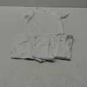 4 Pieces Sublimation Blank White T-Shirt Polyester Blank Crew Neck Short Sleeve T-Shirt for Children, Size S-6