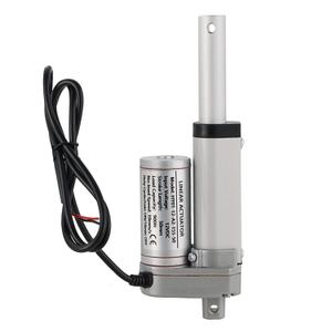 MYFULLY Electric Stroke Linear Actuator | DC 12V Heavy Duty 2'' Linear Actuator Motor with Mounting Bracket 900N(202lbs) Max. Lift 10mm/s for Auto Car RV Electric Door Opener (50MM Stroke Length, 1)