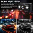 Backup Camera for Truck 7 Inch HD 2K Front Rear View Monitor kit Auto Color Image Night Vision, IP69 Waterproof DIY Grid Lines for Car/RV/Tractor/Semi-Trailers/Pickup H7